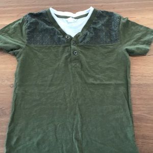 Boys Pumpkin Patch Short Sleeve Henley size 11